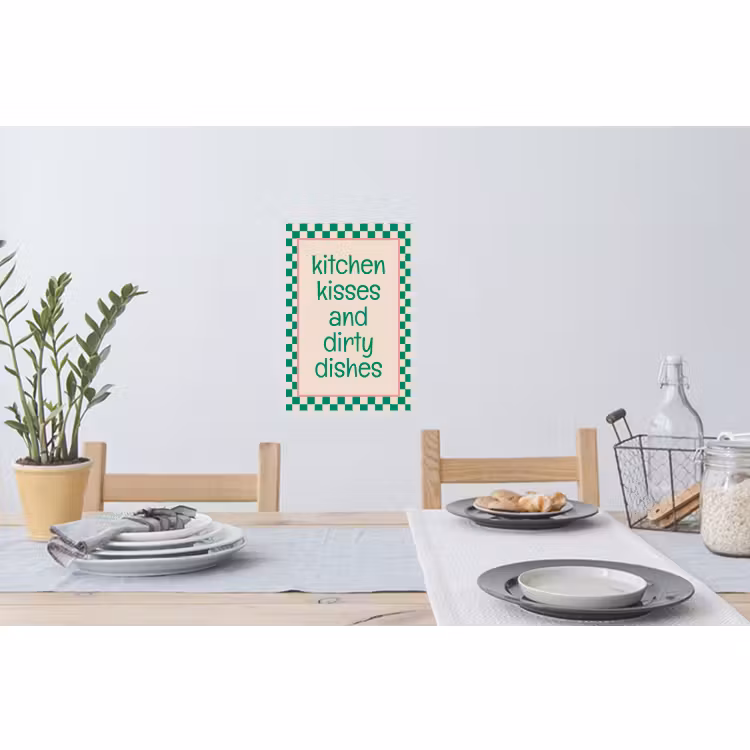 Sticker mural - Devis - Vert - Bloqué - Cuisine — 3