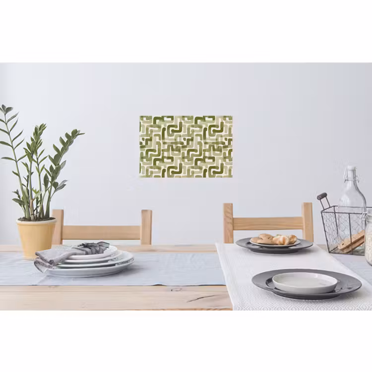 Sticker mural - Moderne - Graphique - Vert — 3