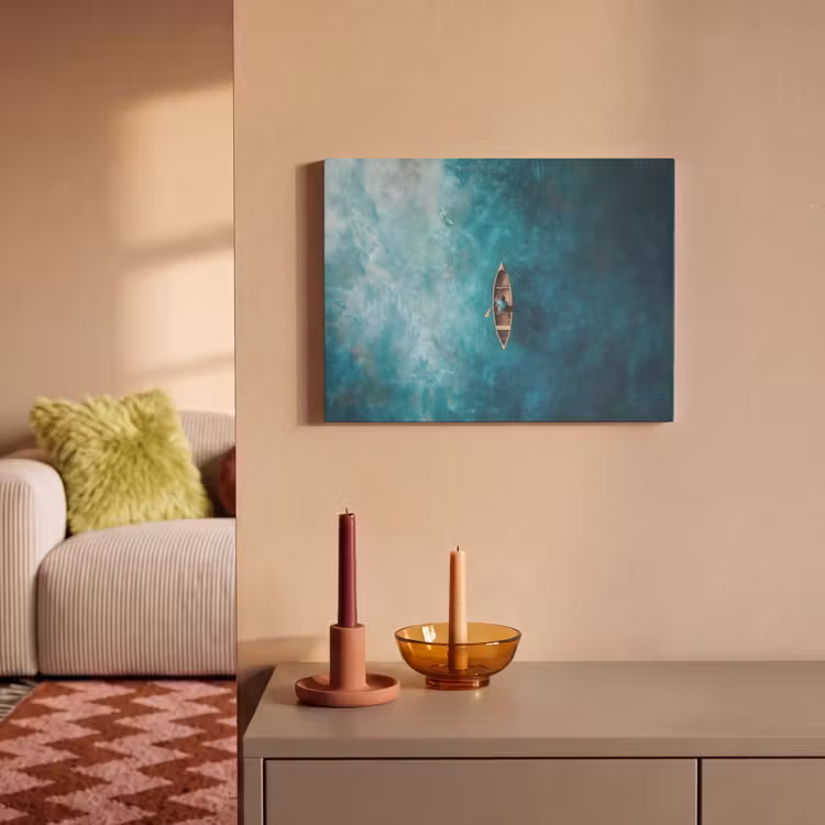 Tableau acoustique - Bateau - Eau - Bleu — 2