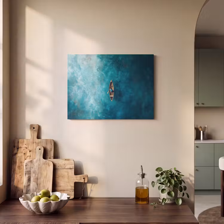 Tableau acoustique - Bateau - Eau - Bleu — 3