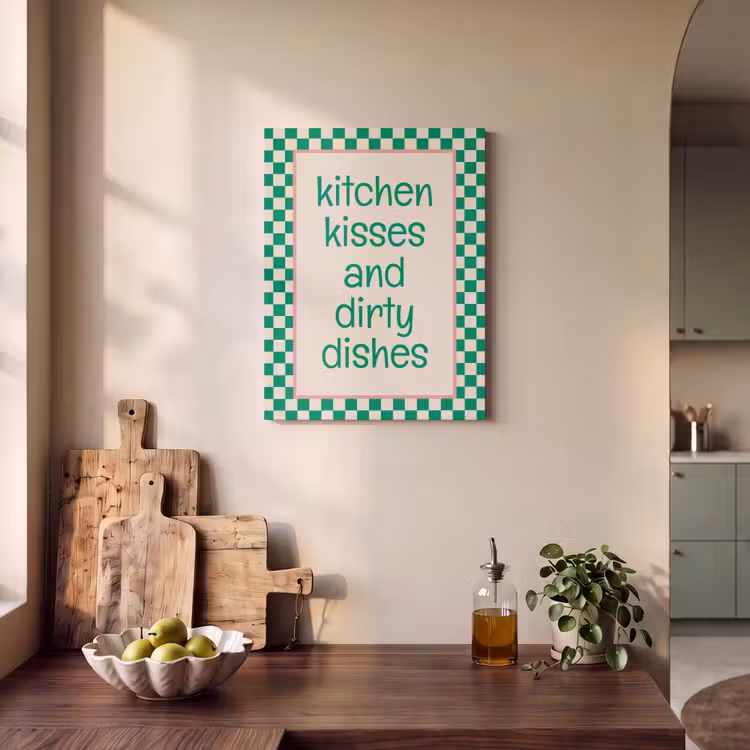 Tableau acoustique - Devis - Vert - Bloqué - Cuisine — 3