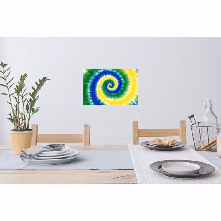 Sticker mural - Spirale - Verte - Rotative — 3