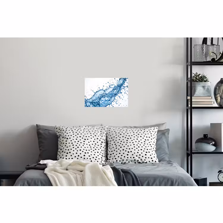 Sticker mural - Spash - Eau - Bleu — 5