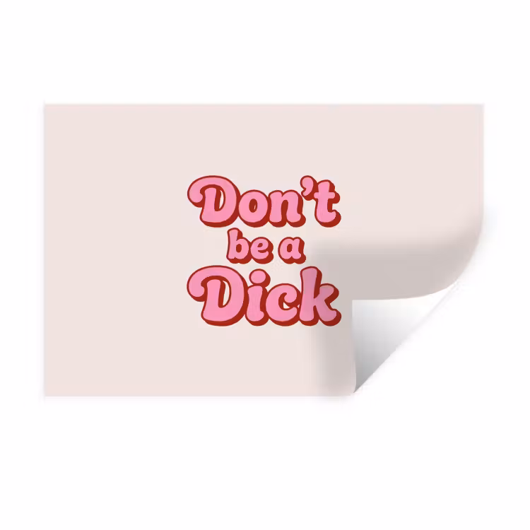 Sticker mural - Texte - Message - Rose — 1