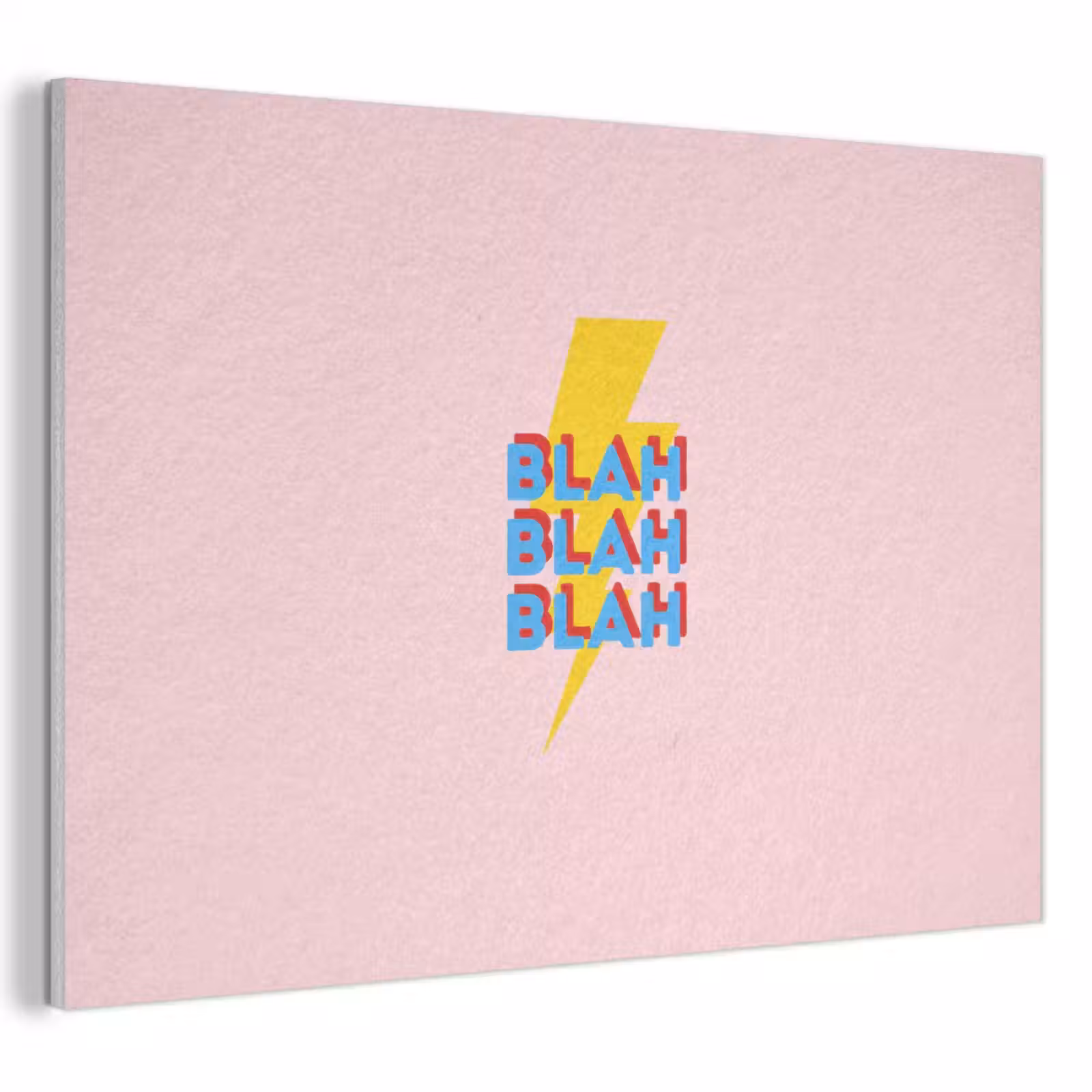 Tableau acoustique - Blah - Eclair - Rose — 1