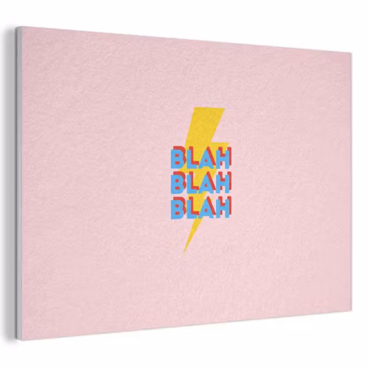 Tableau acoustique - Blah - Eclair - Rose — 1