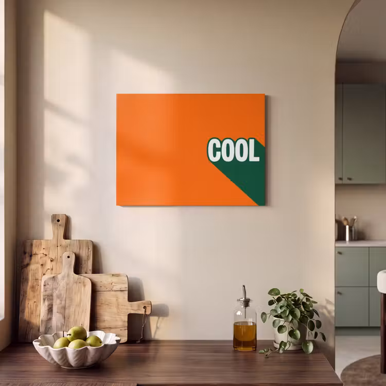 Tableau acoustique - Cool - Orange - Vert — 3