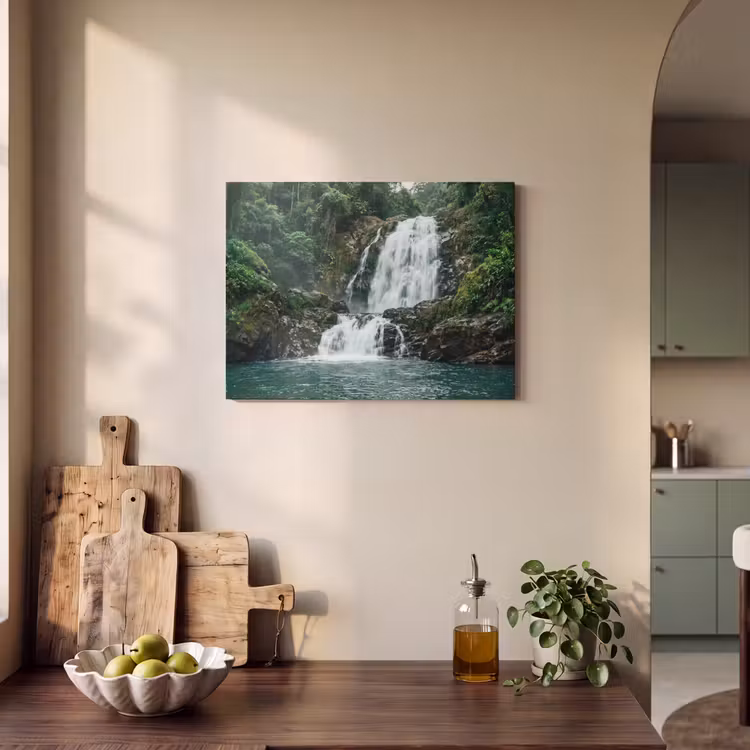 Tableau acoustique - Cascade - Forêt - Nature - Greenkhgyguyg — 3