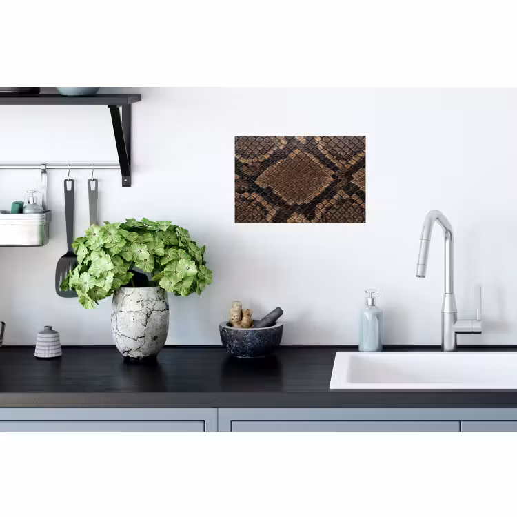 Sticker mural - Python - Écailles - Bronze — 2