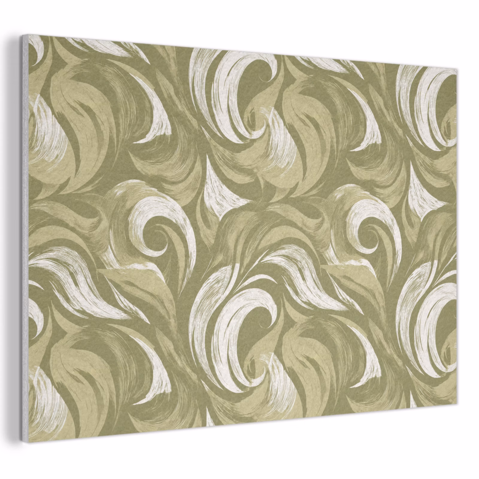 Tableau acoustique - Abstrait - Texture - Vert — 1