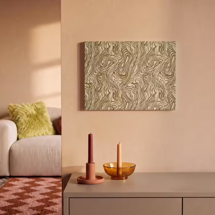 Tableau acoustique - Abstrait - Marbre - Vert — 2