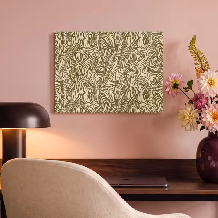 Tableau acoustique - Abstrait - Marbre - Vert — 4