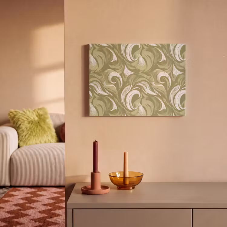 Tableau acoustique - Abstrait - Texture - Vert — 2