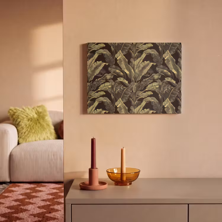 Tableau acoustique - Botanique - Feuilles - Vert — 2