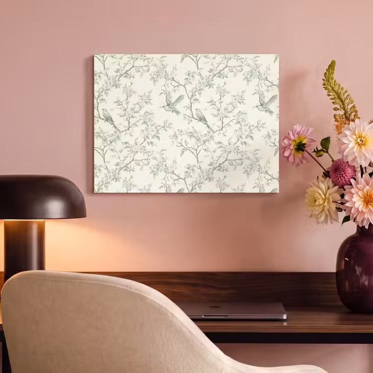 Tableau acoustique - Classique - Oiseaux - Vert — 4