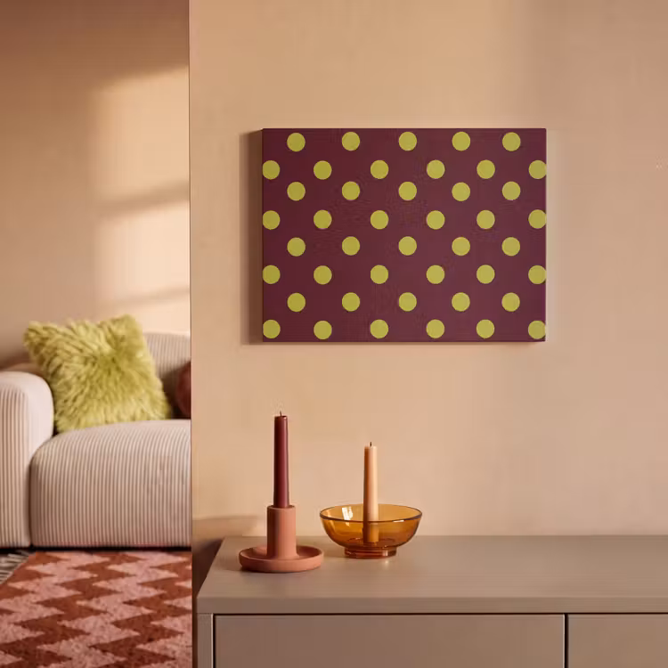 Tableau acoustique - Classique - Points - Vert — 2