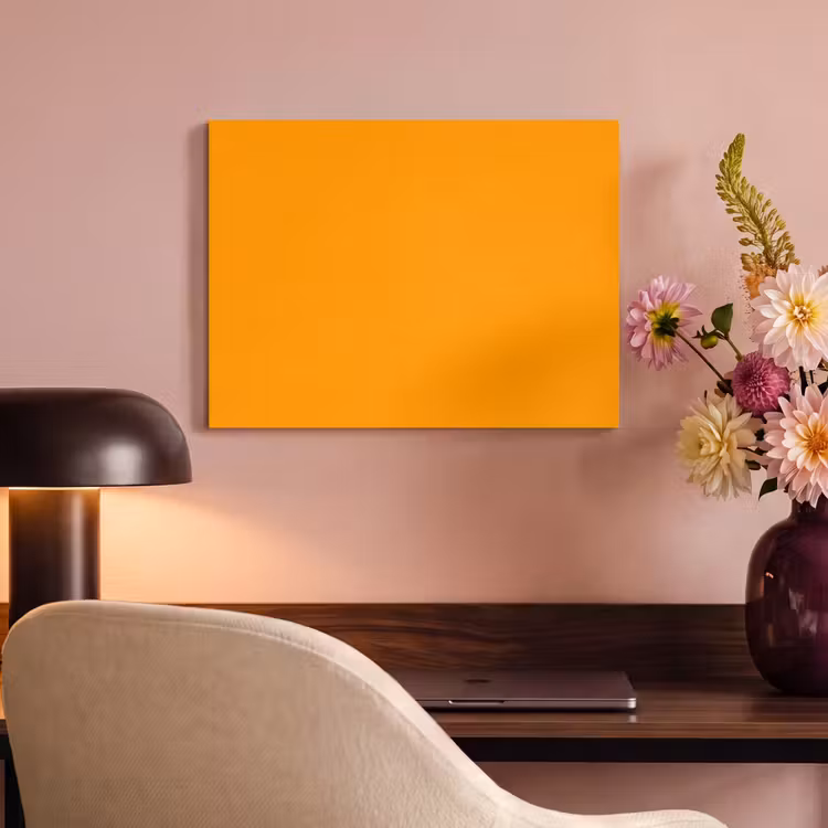Tableau acoustique - Chaud - Ocre - Orange — 4