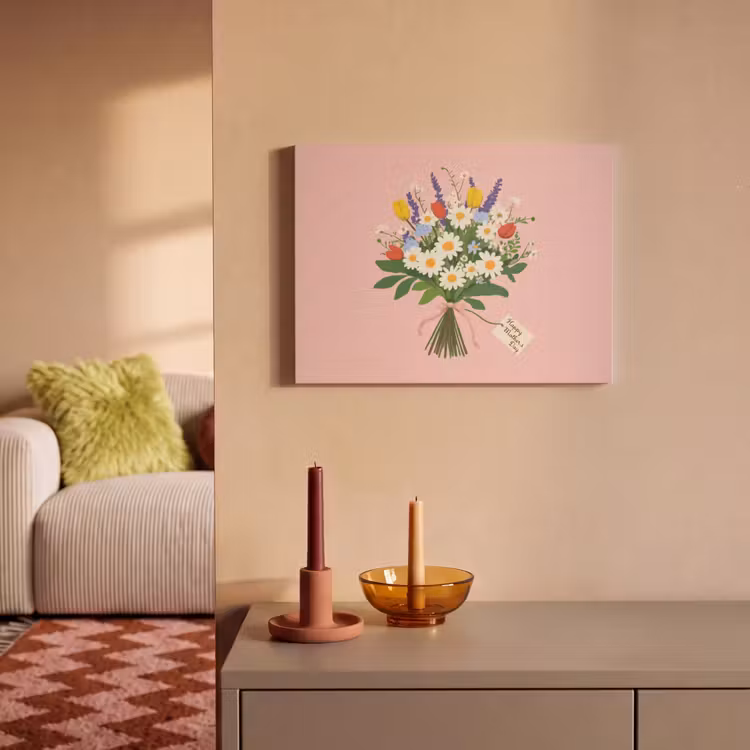 Tableau acoustique - Fleurs - Ruban - Carte — 2
