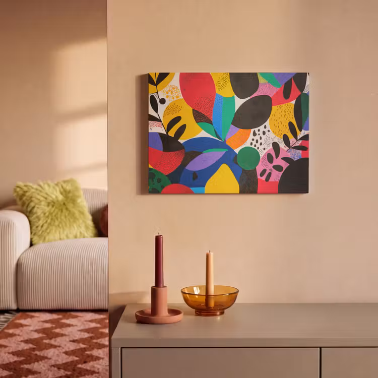 Tableau acoustique - Formes - Points - Coloré — 2