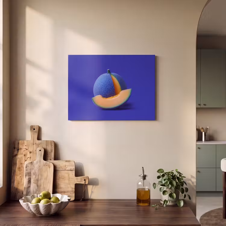 Tableau acoustique - Melon - Bleu - Orange - Arty — 3
