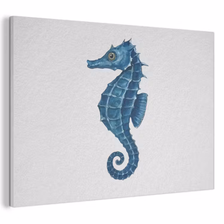 Tableau acoustique - Hippocampe - Queue - Bleu — 1