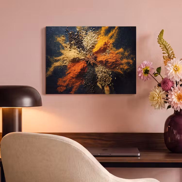 Tableau acoustique - Épices - Explosion - Orange — 4
