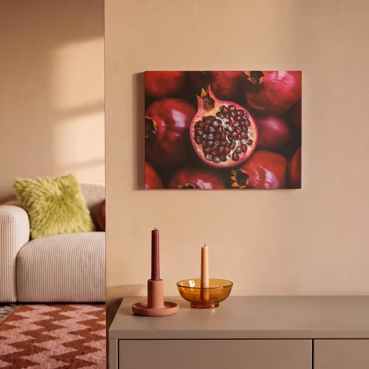 Tableau acoustique - Grenade - Rouge - Fruit — 2