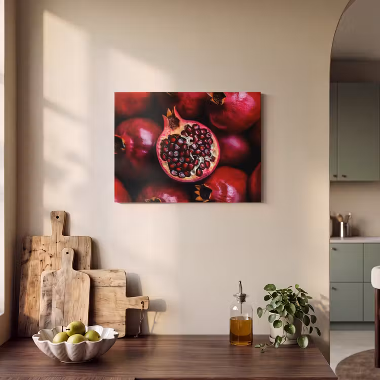 Tableau acoustique - Grenade - Rouge - Fruit — 3
