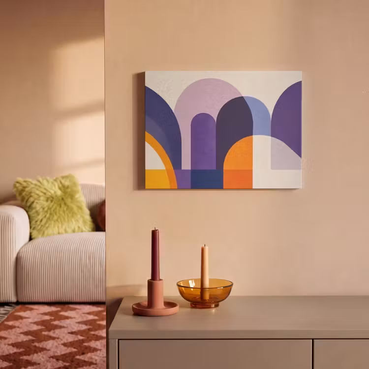 Tableau acoustique - Formes - Abstrait - Graphique - Orange — 2