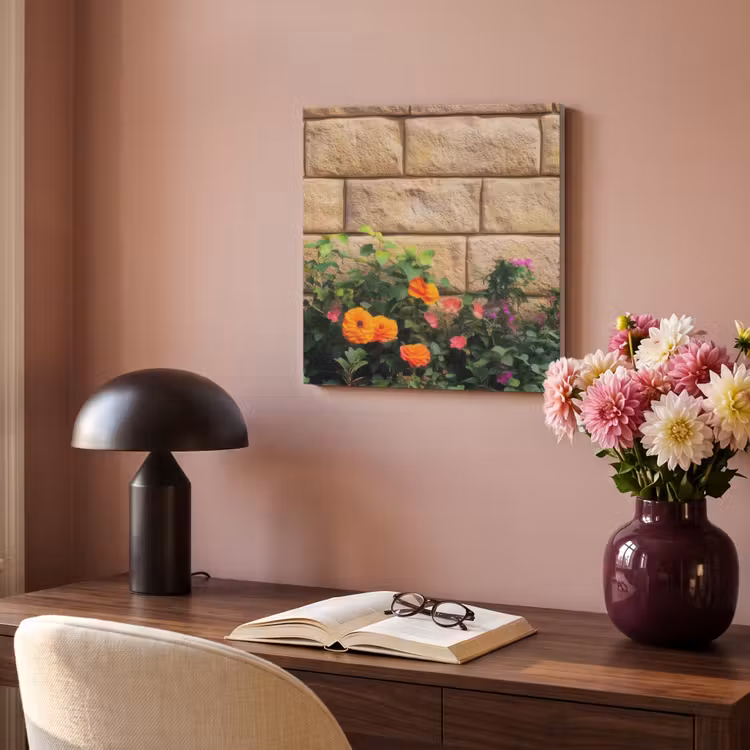Tableau acoustique - Fleurs - Briques - Coloré — 4