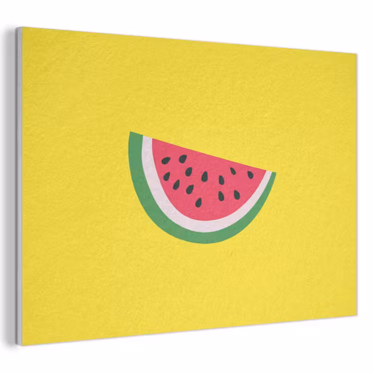 Tableau acoustique - Fruit - Pastèque - Jaune — 1