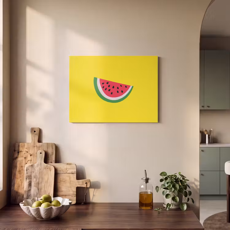 Tableau acoustique - Fruit - Pastèque - Jaune — 3