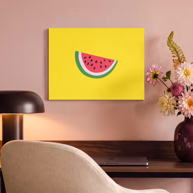 Tableau acoustique - Fruit - Pastèque - Jaune — 4