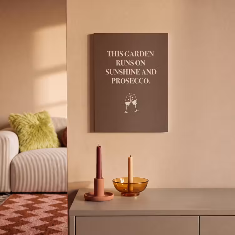 Tableau acoustique - Marron - Été - Citation - Boisson — 2