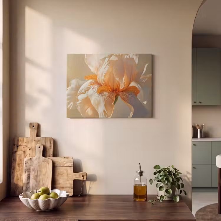 Tableau acoustique - Gros plan - Orange - Iris — 3