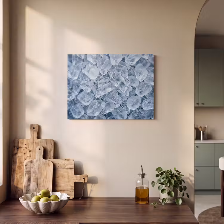 Tableau acoustique - Glaçons - Eau - Bleu — 3