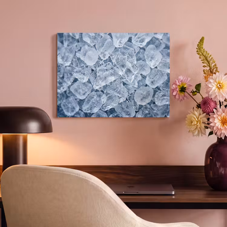 Tableau acoustique - Glaçons - Eau - Bleu — 4