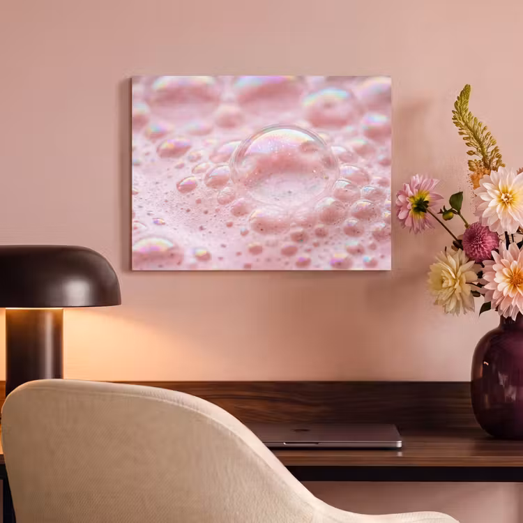 Tableau acoustique - Mousse - Texture - Rose — 4