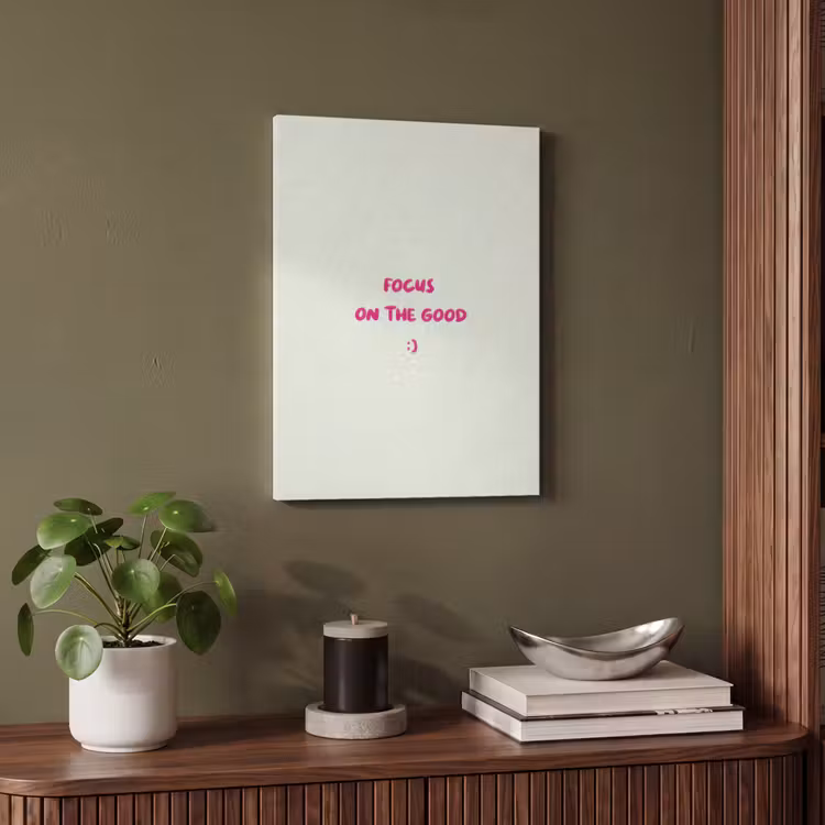 Tableau acoustique - Focus - Beige - Rose - Smiley — 4