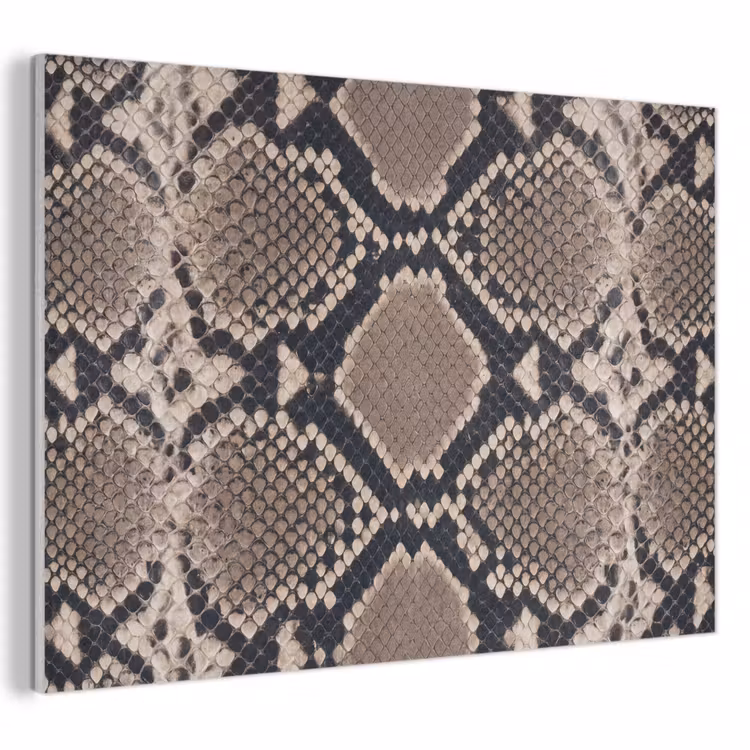 Tableau acoustique - Imprimé serpent - Python - Marron — 1