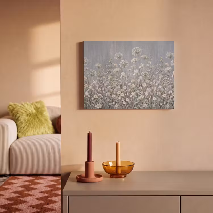 Tableau acoustique - Fleurs - Botanique - Bleu — 2