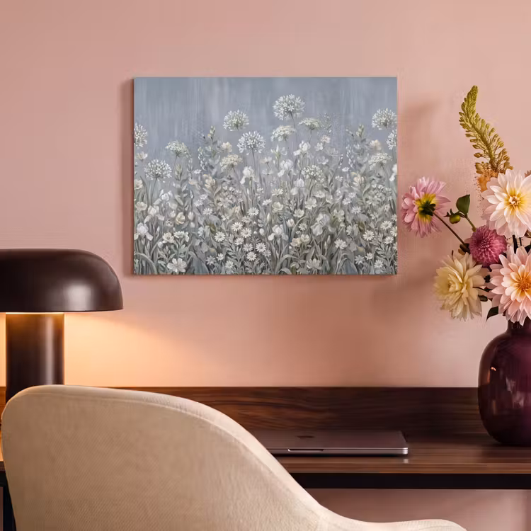 Tableau acoustique - Fleurs - Botanique - Bleu — 4