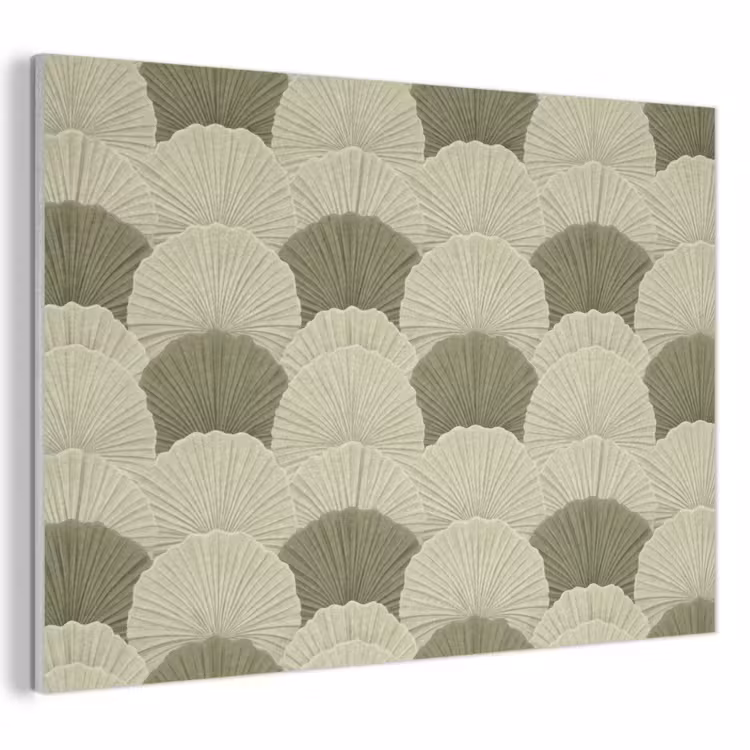 Tableau acoustique - Feuilles - Texture - Vert — 1