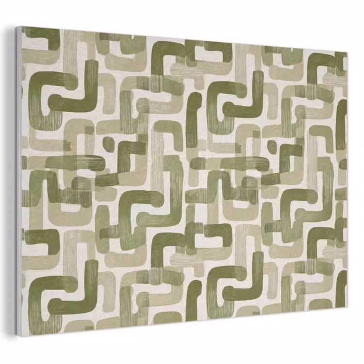 Tableau acoustique - Moderne - Graphique - Vert — 1