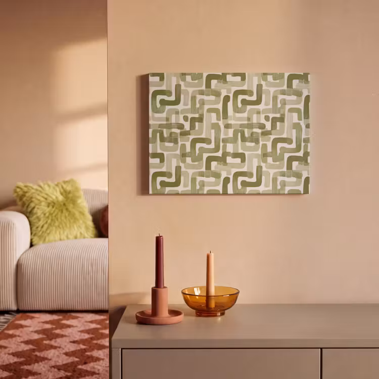 Tableau acoustique - Moderne - Graphique - Vert — 2