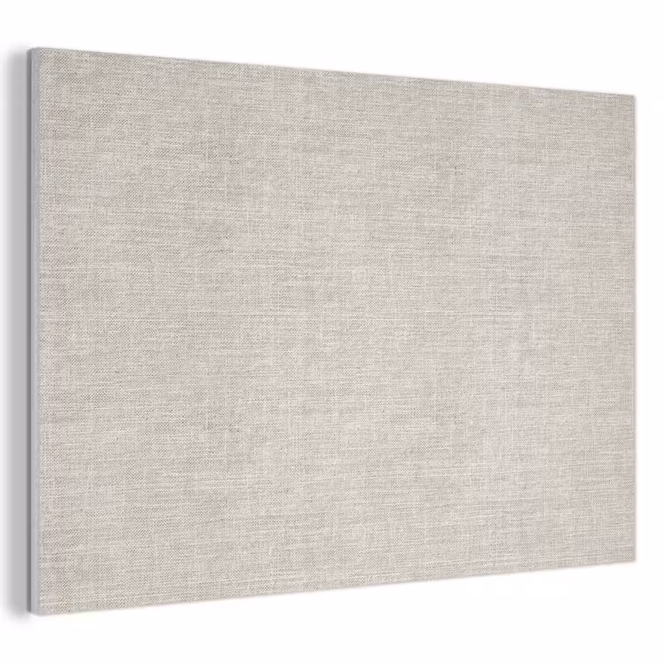 Tableau acoustique - Lin - Texture - Beige — 1
