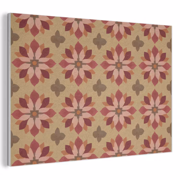 Tableau acoustique - Fleurs - Rétro - Vert — 1