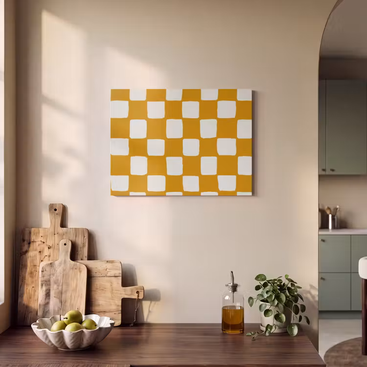 Tableau acoustique - Graphique - Motif - Ocre — 3