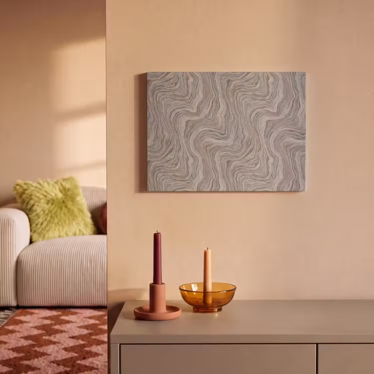 Tableau acoustique - Motif - Texture - Gris — 2