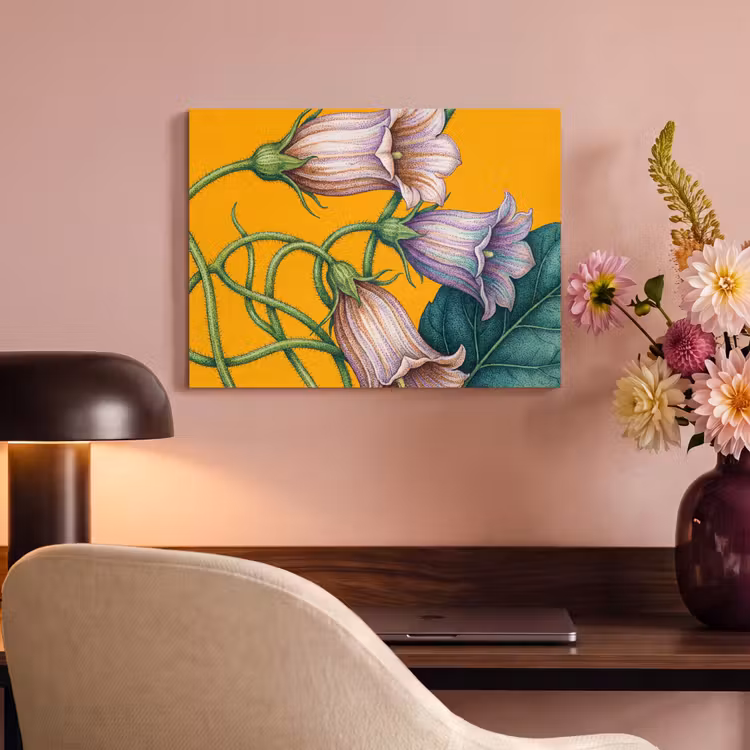 Tableau acoustique - Fleurs - Botanique - Jaune — 4